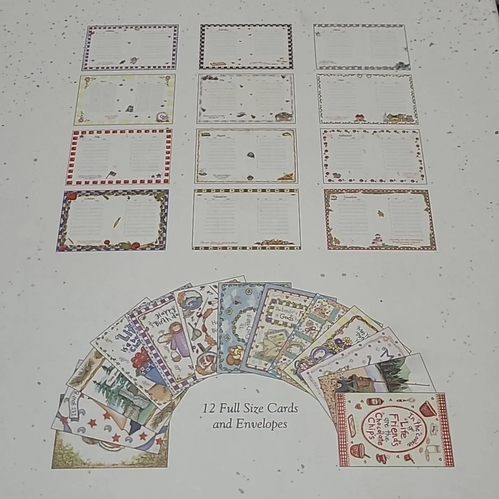 JOY MARIE DATE KEEPER CARDS ASSORTMENT ENVELOPES ORGANIZER